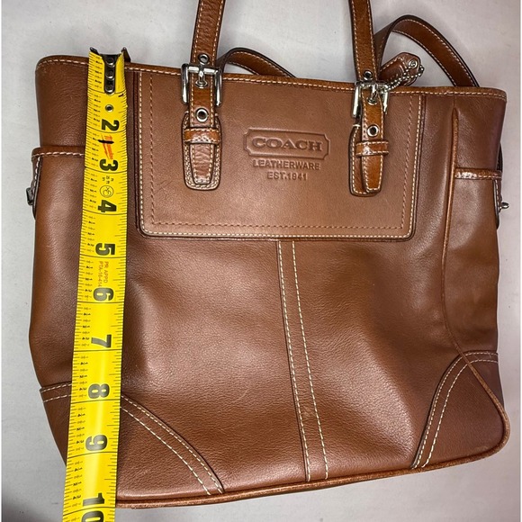 Coach Leatherware Est. 1941 Brown Leather Tote Bag # F0720-F11396 - Picture 15 of 16